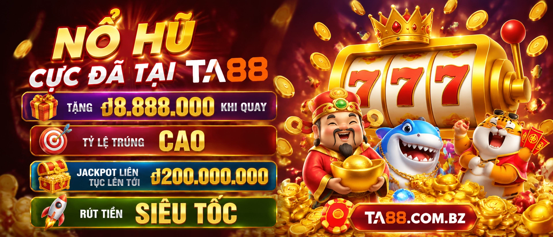 Liên hệ TA88 Casino | Hỗ Trợ Nhanh 18 ta88 slot banner 1