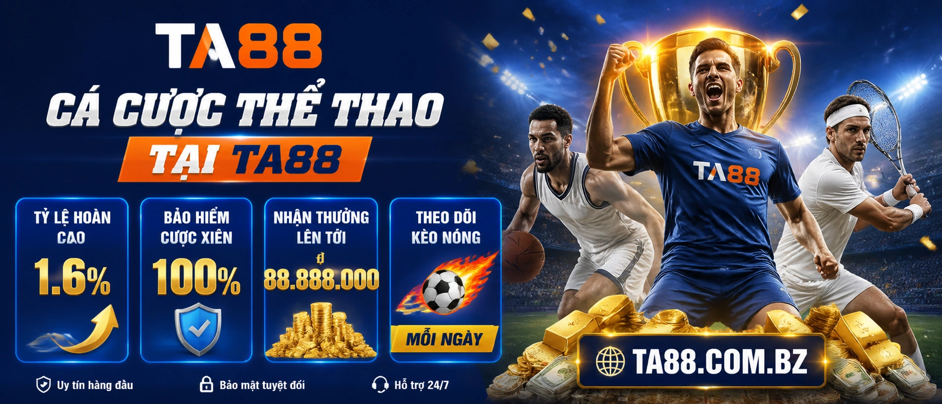 Liên hệ TA88 Casino | Hỗ Trợ Nhanh 15 ta88 sports banner 1