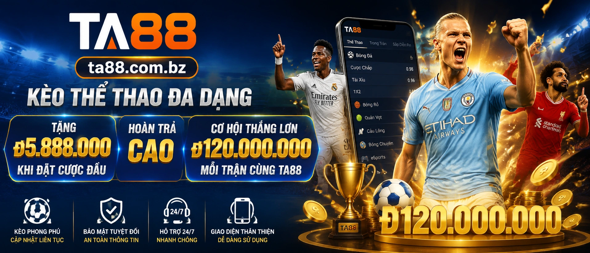 Liên hệ TA88 Casino | Hỗ Trợ Nhanh 14 ta88 sports banner 2